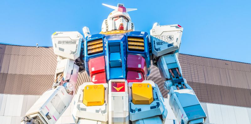 Gundam taille réelle Tokyo